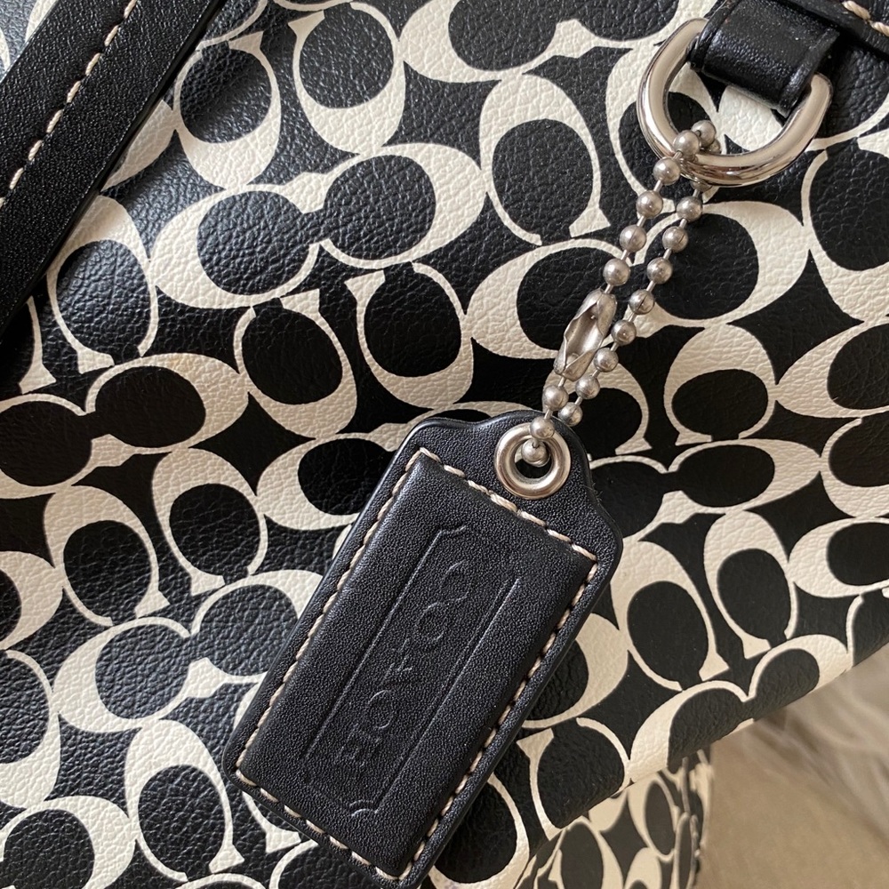 Coach Leather Diaper Bag - Picture 4 of 14